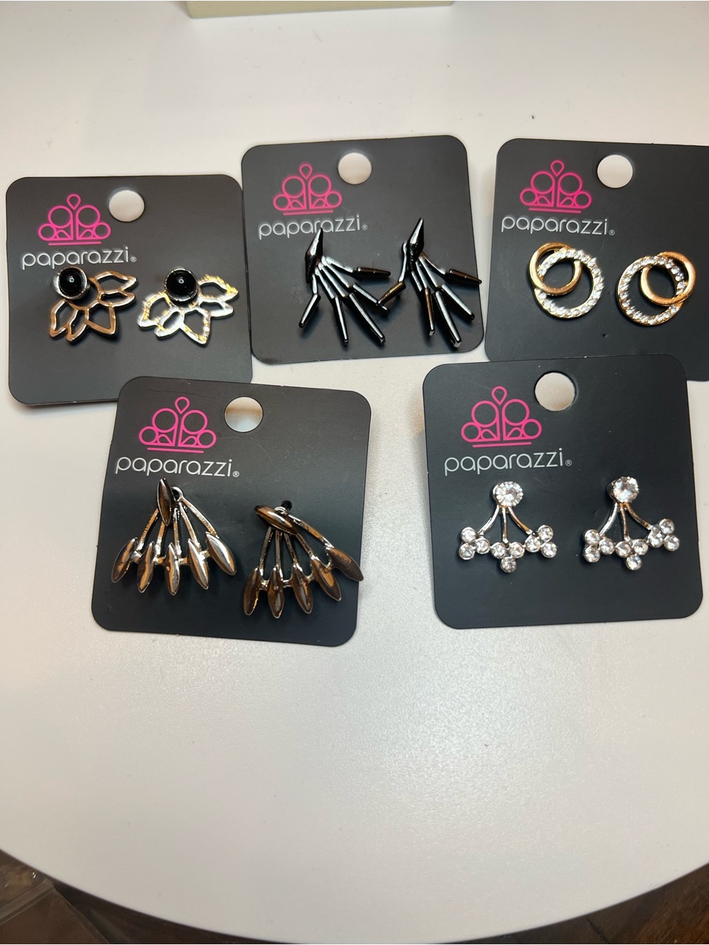 Lot of 5 Paparazzi Earrings Lot A042